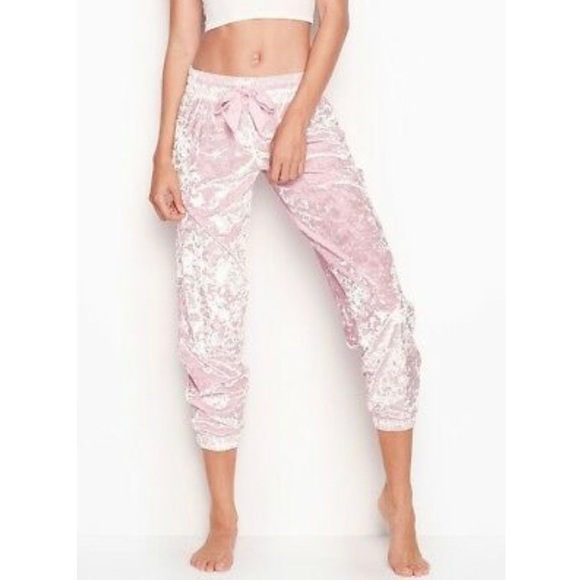 Victoria secret velvet joggers Clearance